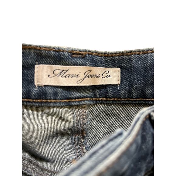 Mavi Jeans Co LEA High Rise Boyfriend Distressed Straight Ankle Denim Jeans 27 - Picture 3 of 8